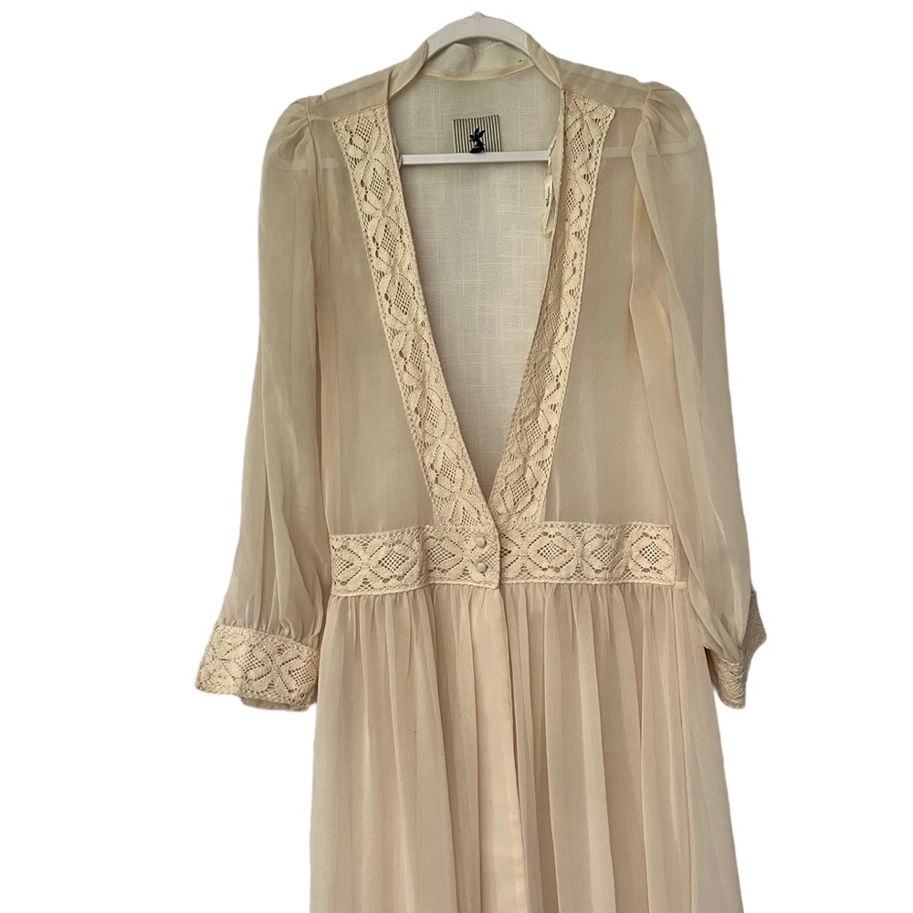 ONE TEASPOON Lace Savanna Cream Kimono Cover Up - Picture 10 of 10